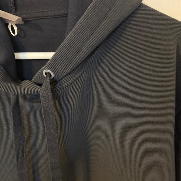 Calia Black ribbed Pullover Hoodie - Picture 3 of 5